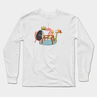 Mole's Coffee Break Long Sleeve T-Shirt